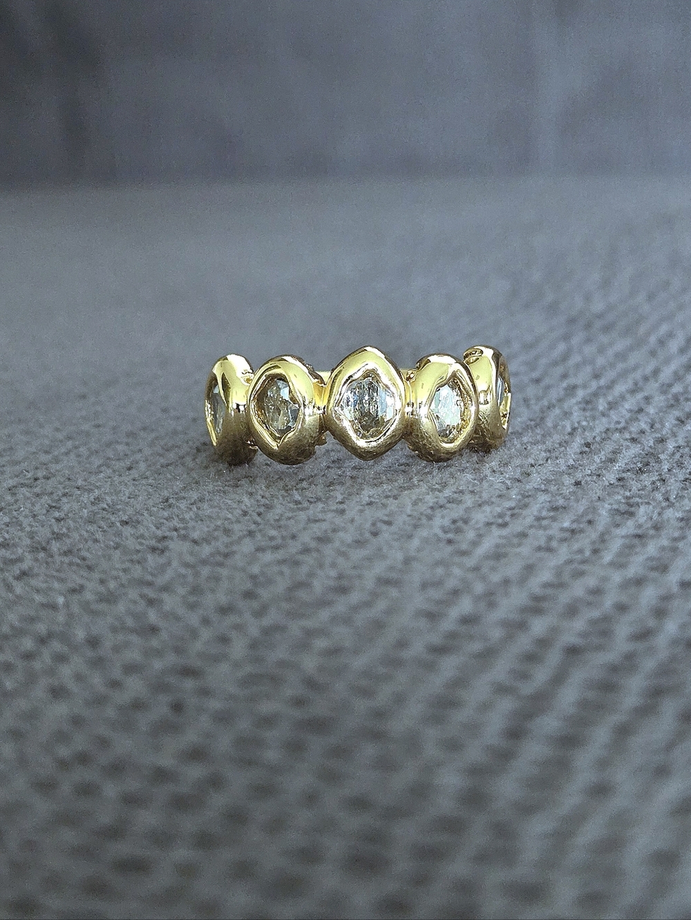 ✨️HP✨️ Alexis Bittar Molten Gold💛 with Clear Crystals💎 Ring💍 - NWT - Picture 4 of 16